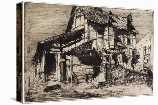 The Unsafe Tenement from Twelve Etchings from Nature, 1858-James Abbott McNeill Whistler-Premier Image Canvas