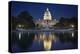 The US Capitol and Reflecting Pool.-Jon Hicks-Premier Image Canvas