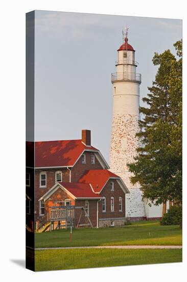 The USA, Michigan, Port Huron, Fort Gratiot, Lighthouse-Rainer Mirau-Premier Image Canvas