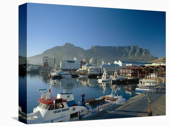 The V & A Waterfront and Table Mountain Cape Town, Cape Province, South Africa-Fraser Hall-Premier Image Canvas