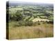 The Vale of Evesham from the Main Ridge of the Malvern Hills, Worcestershire, England-David Hughes-Premier Image Canvas