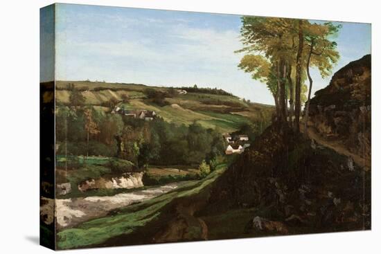 The Valley of Ornans, 1858-Gustave Courbet-Premier Image Canvas