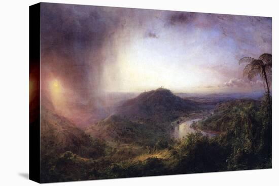 The Valley of St. Thomas, Jamaica-Frederic Edwin Church-Stretched Canvas