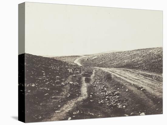 The Valley of the Shadow of Death (vallée de l'ombre et de la mort)-Roger Fenton-Premier Image Canvas