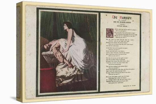 The Vampire by Rudyard Kipling-Edward Burne-Jones-Premier Image Canvas