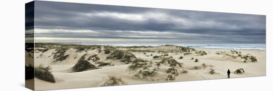 The Vast Empty Beach and Sand Dunes of Sao Jacinto in Winter, Beira Litoral, Portugal-Mauricio Abreu-Premier Image Canvas