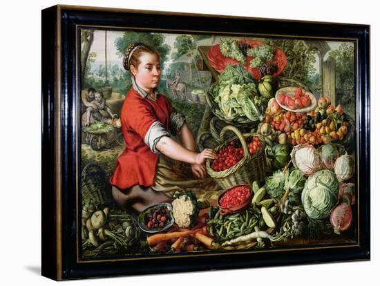 The Vegetable Seller-Joachim Beuckelaer-Premier Image Canvas