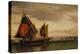 The Venetian Lagoon with Fishing Boats, 1861-Edward William Cooke-Premier Image Canvas