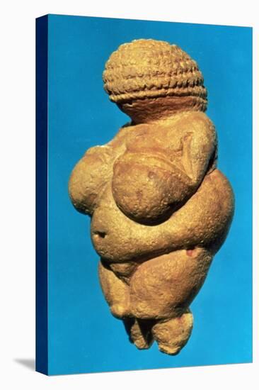 The Venus of Willendorf, Side View of Female Figurine, Gravettian Culture Upper Palaeolithic Period-null-Premier Image Canvas