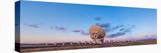 The Very Large Array Radio Telescope in New Mexico at Sunset-null-Premier Image Canvas
