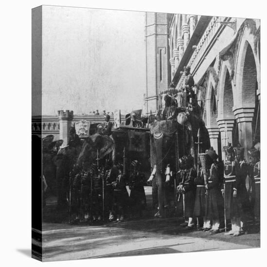 The Viceroy's Elephant, Delhi, India, 1900s-H & Son Hands-Premier Image Canvas