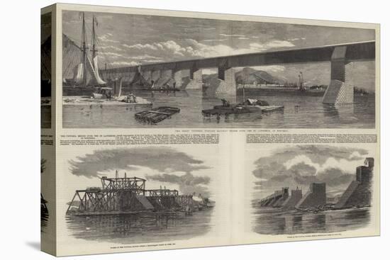 The Victoria Bridge over the St Lawrence at Montreal-Richard Principal Leitch-Premier Image Canvas