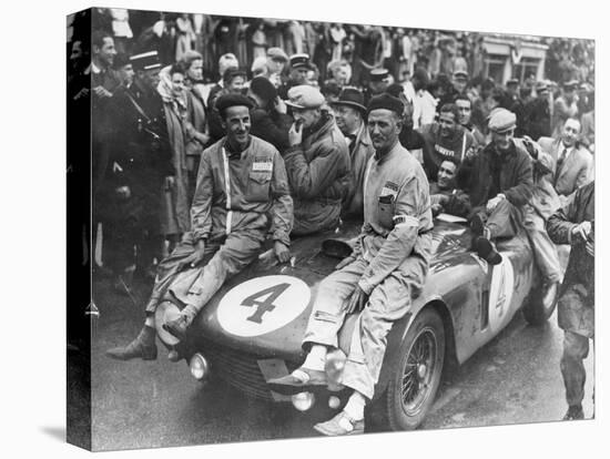 The Victorious Ferrari of Froilan Gonzalez and Maurice Trintignant, Le Mans 24 Hours, France, 1954-null-Premier Image Canvas