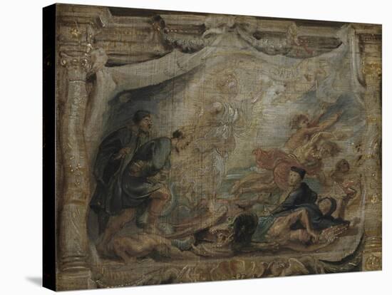 The Victory of the Eucharist over Heresy, C.1625-26-null-Premier Image Canvas