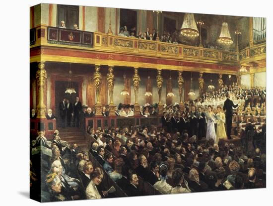 The Vienna Opera-Auguste Mandlick-Premier Image Canvas