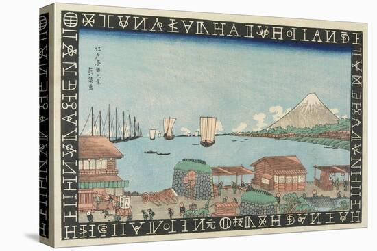 The View of Takanawa in Edo, 1830-1836-Keisai Eisen-Premier Image Canvas