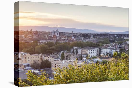 The View over the Rooftops of Rome from Gianicolo.-Julian Elliott-Premier Image Canvas
