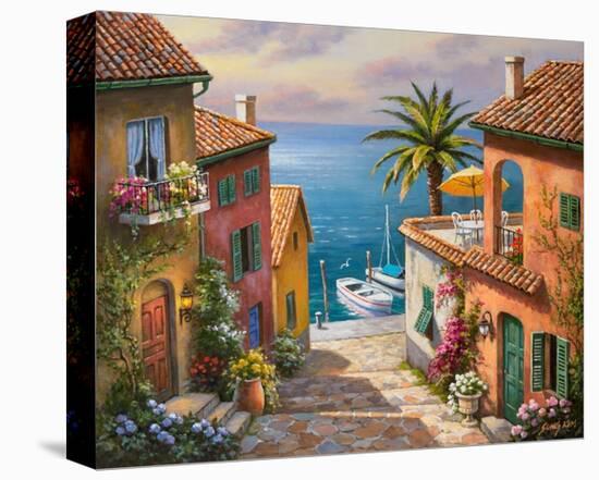 The Villa’s Private Dock-Sung Kim-Stretched Canvas