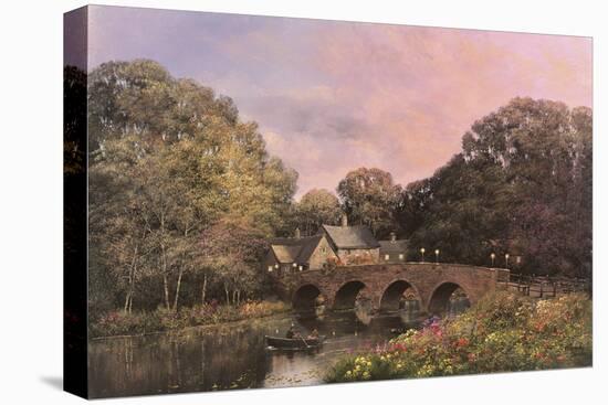 The Village Bridge-Alexander Sheridan-Stretched Canvas