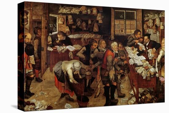 The Village Lawyer, 1621-Pieter Brueghel the Younger-Premier Image Canvas