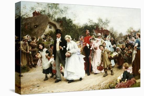 The Village Wedding-Samuel Luke Fildes-Premier Image Canvas