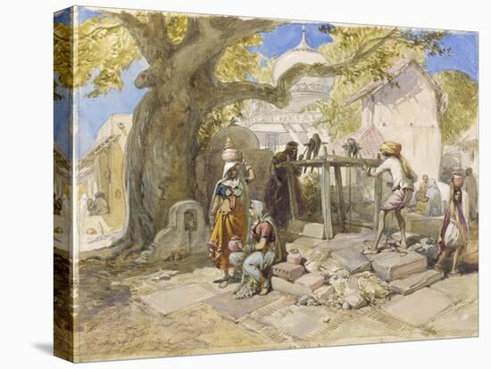 The Village Well, 1864-William 'Crimea' Simpson-Premier Image Canvas