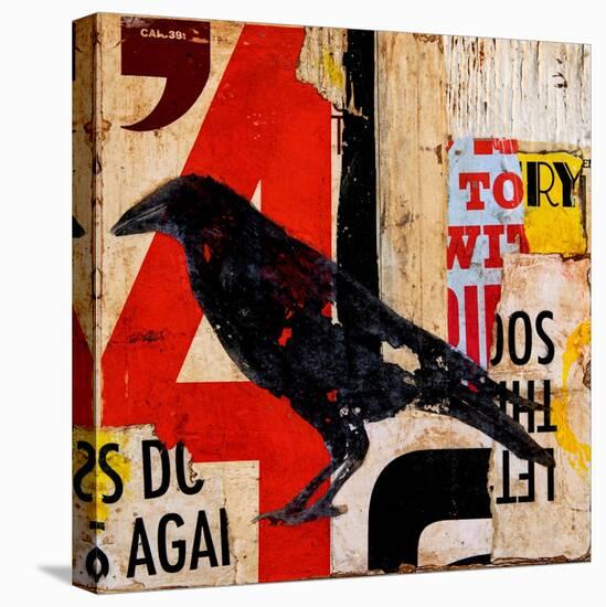 The Vintage Crow-Erin Ashley-Stretched Canvas