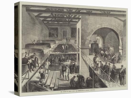 The Vintage of Medoc, Cuvier or Pressing-House at Chateau D'Estournel-null-Premier Image Canvas