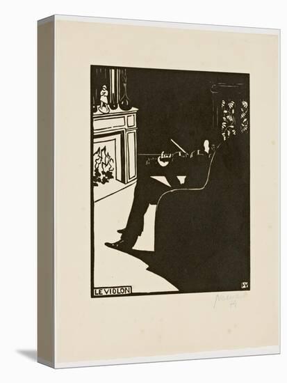 The Violin, from the Series 'Musical Instruments', 1896-97-Félix Vallotton-Premier Image Canvas