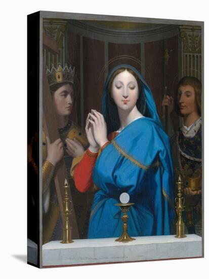 The Virgin Adoring the Host-Jean-Auguste-Dominique Ingres-Premier Image Canvas