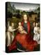 The Virgin and Child between two Angels, 1480-1490-Hans Memling-Premier Image Canvas
