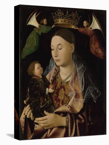 The Virgin and Child, Ca 1465-Antonello da Messina-Premier Image Canvas