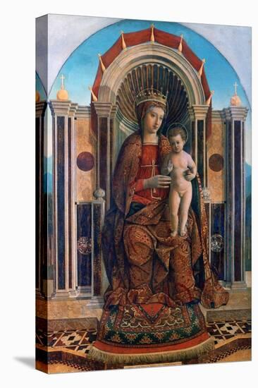 The Virgin and Child Enthroned, C1475-1485-Giovanni Bellini-Premier Image Canvas