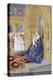 The Virgin and Child Enthroned (Hours of Étienne Chevalie)-Jean Fouquet-Premier Image Canvas