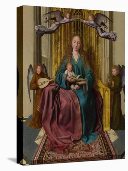 The Virgin and Child Enthroned, with Four Angels, C. 1495-Quentin Massys-Premier Image Canvas