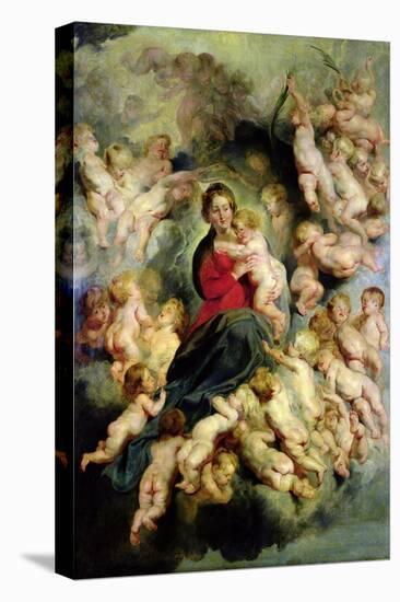 The Virgin and Child Surrounded by the Holy Innocents Or, the Virgin with Angels, 1618-Peter Paul Rubens-Premier Image Canvas