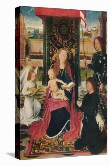 'The Virgin and Child with an Angel', c1480-Hans Memling-Premier Image Canvas