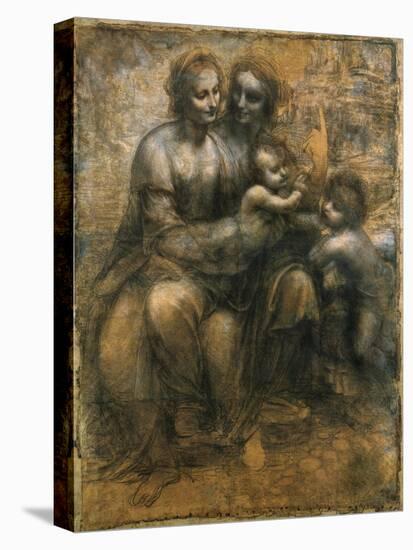 The Virgin and Child with Saint Anne and Saint John the Baptist, C1500-Leonardo da Vinci-Premier Image Canvas