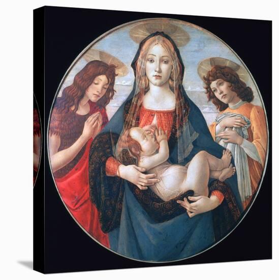 The Virgin and Child with Saint John and an Angel, C1490-Sandro Botticelli-Premier Image Canvas