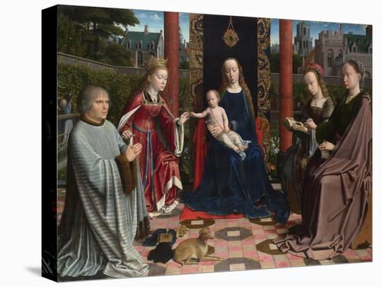 The Virgin and Child with Saints and Donor, C. 1510-Gerard David-Premier Image Canvas