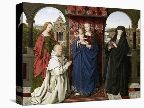 The Virgin and Child with Saints and Donor-Jan van Eyck-Premier Image Canvas