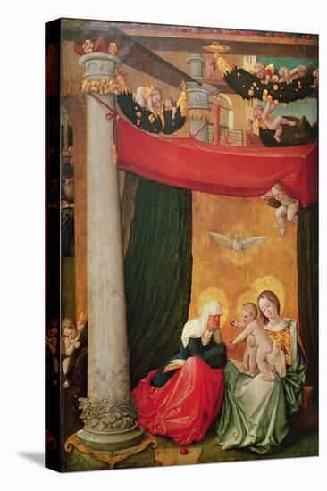 The Virgin and Child with St. Anne (Tempera on Panel)-Hans Baldung Grien-Premier Image Canvas
