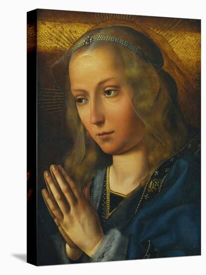 The Virgin at Prayer-Quentin Massys-Premier Image Canvas