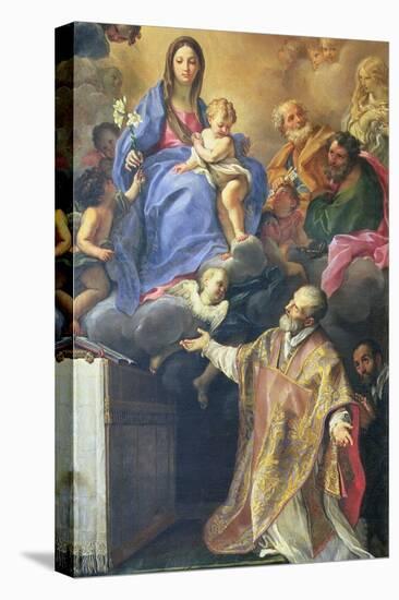 The Virgin Mary Appearing to St. Philip Neri-Carlo Maratti-Premier Image Canvas