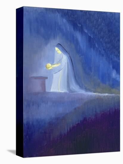 The Virgin Mary Cared for Her Child Jesus with Simplicity and Joy, 1997-Elizabeth Wang-Premier Image Canvas