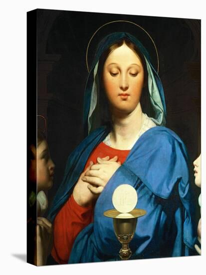 The Virgin Mary Prays to the Host, 1866-Jean-Auguste-Dominique Ingres-Premier Image Canvas