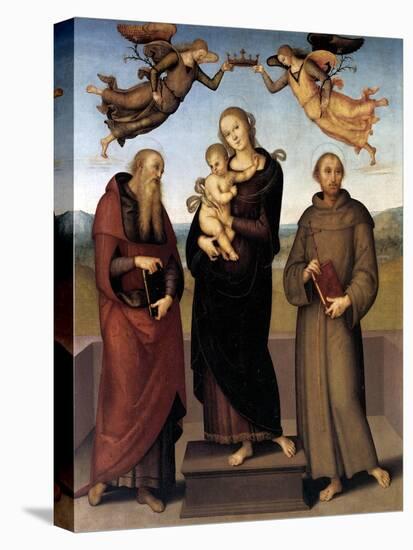 The Virgin of Loretto with Saint Jerome and Saint Francis, 1507-15-Pietro Perugino-Premier Image Canvas