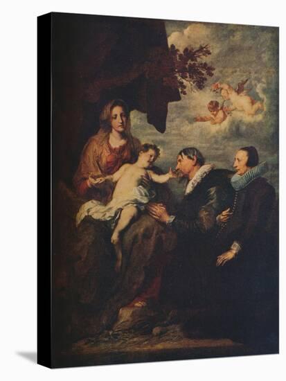 'The Virgin with Donors', c1630-Anthony Van Dyck-Premier Image Canvas