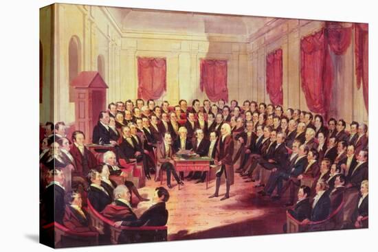 The Virginia Constitutional Convention, 1830-George Catlin-Premier Image Canvas