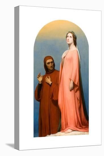 The Vision: Dante and Beatrice, 1846-Ary Scheffer-Premier Image Canvas